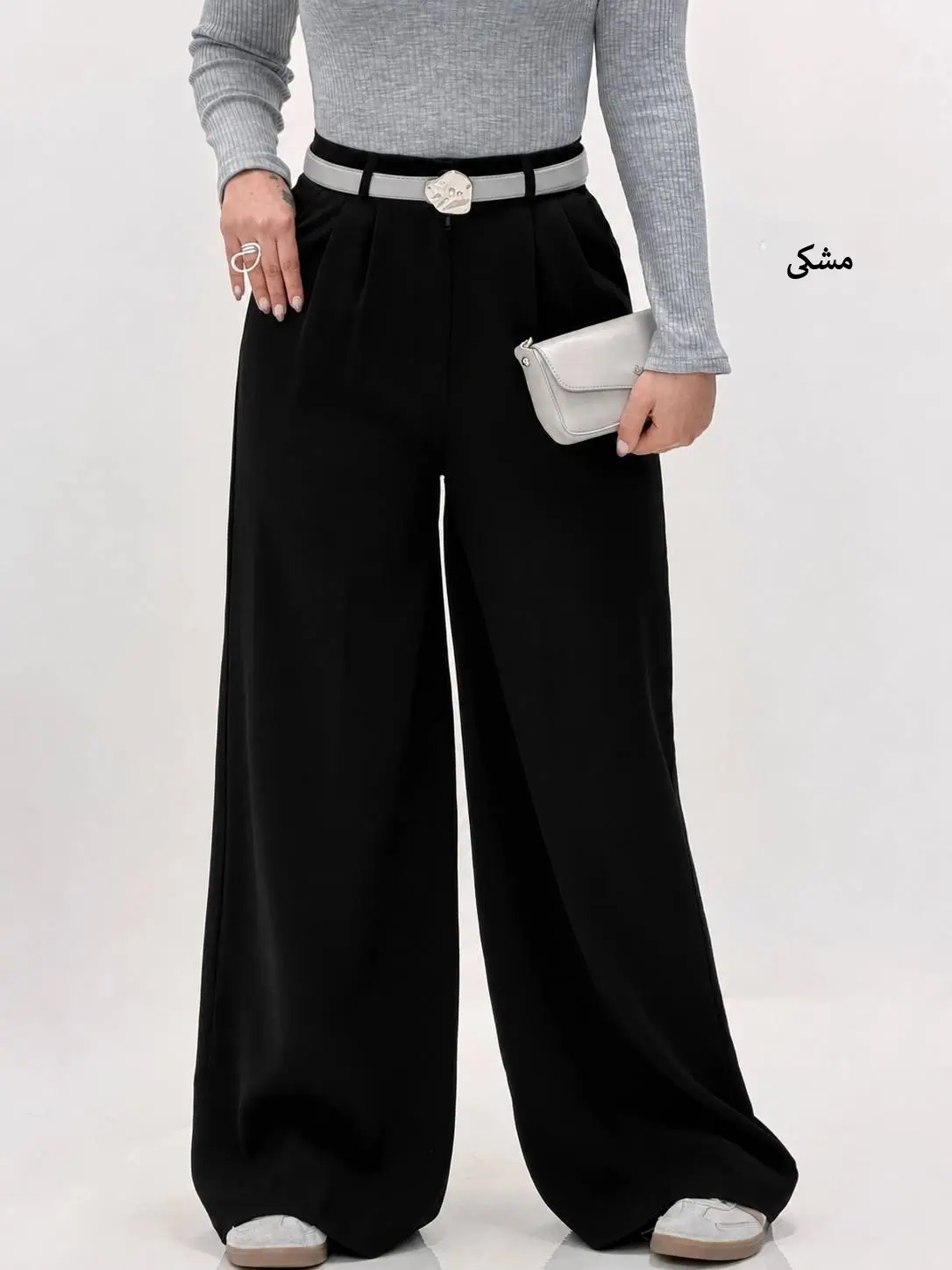 4002-شلوار کرپ سان فول بگ یاس